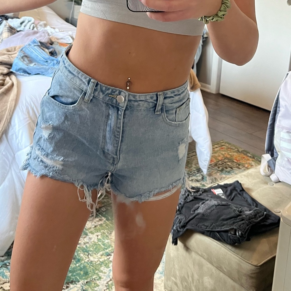 PrettyLittleThing Jean Shorts